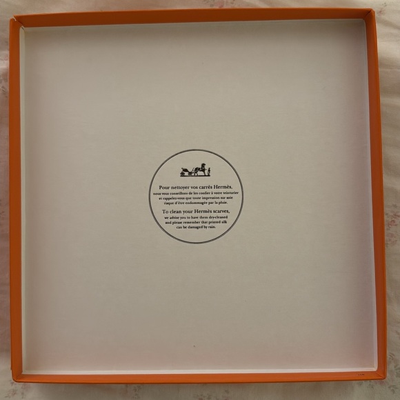 Authentic Hermes Jardins D’Hiver Scarf 90 cm ~ Excellent condition ~ With Box - Picture 9 of 11